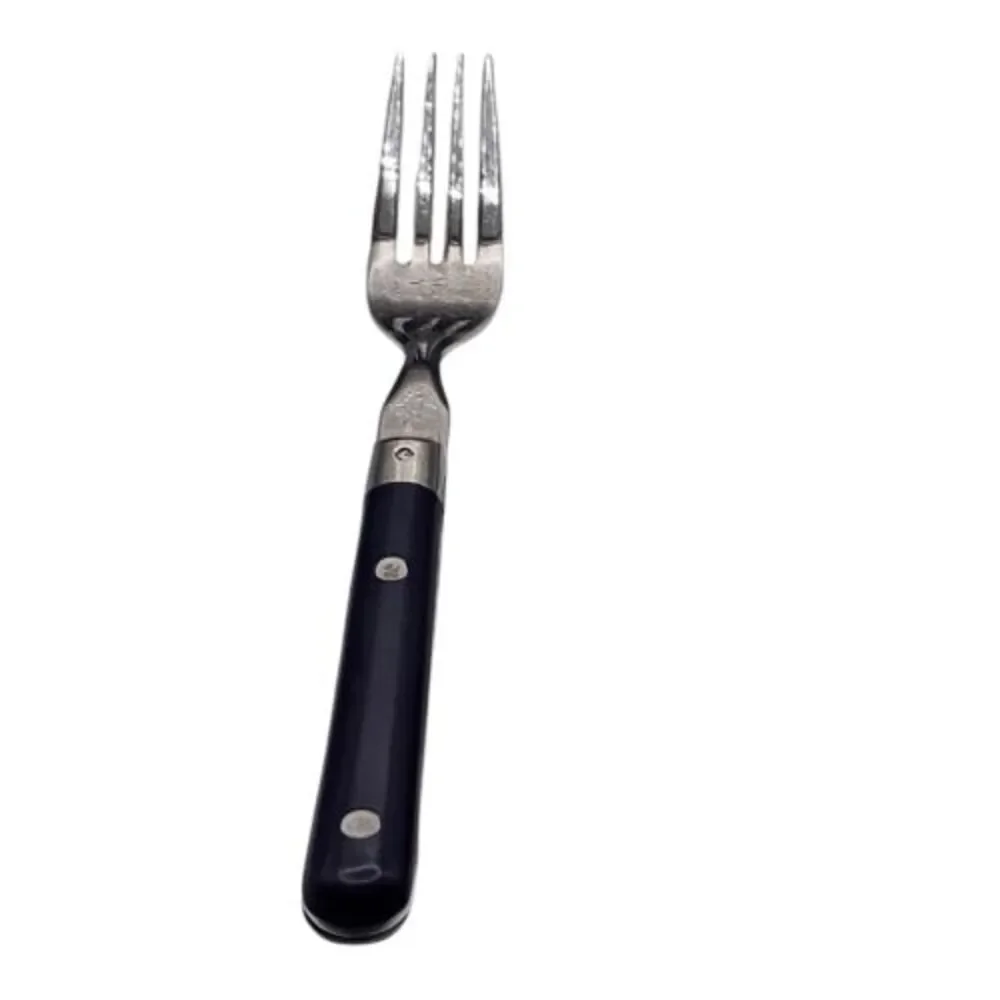 Washington Forge‎ MARDI GRAS Colbalt Blue Stainless Flatware Single Salad Fork